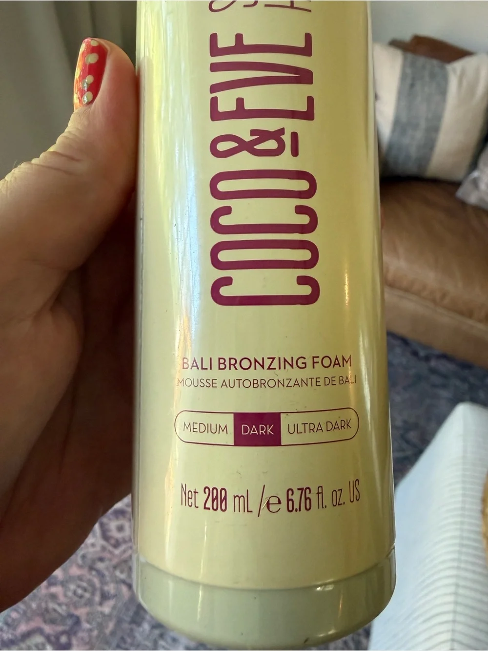 Coco & Eve Sunny Honey Bali DARK Bronzing Foam